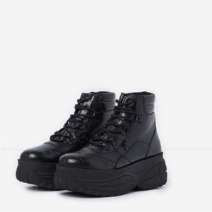 ✨LIMITED TIME SALE✨ The Kooples Women’s 8.5 Black Leather Platform Boots